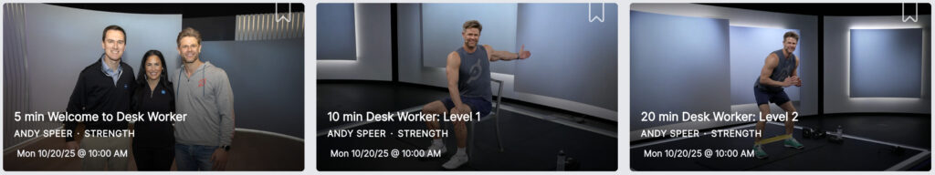 Desk Worker Strength & Mobility Collection with Andy Speer